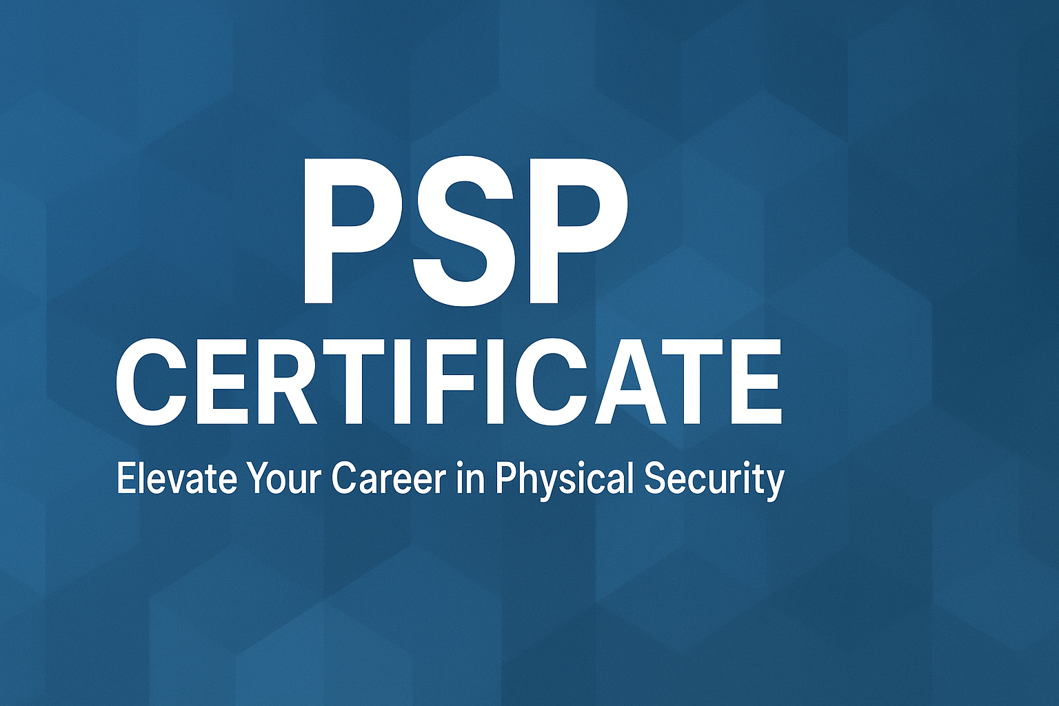 PSP Certificate