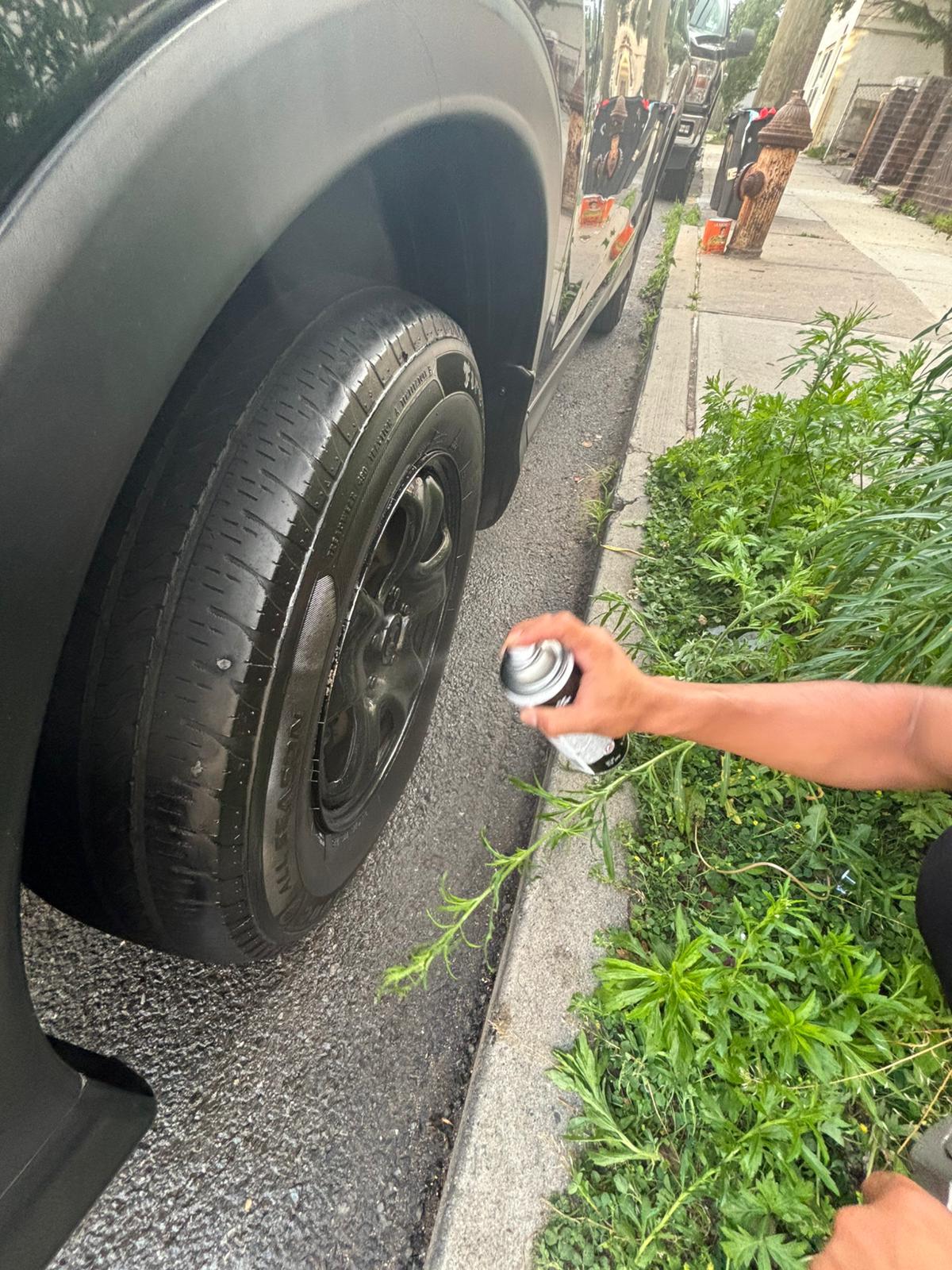 WHEELS AND TIRES DEEP CLEANING