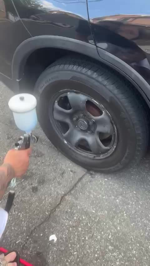 WHEELS AND TIRES DEEP CLEANING