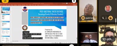 Global Interfaith University and 21st COU host joint Thesis Defense