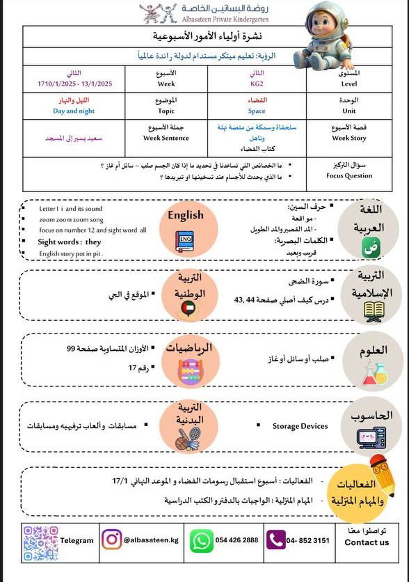 المستوى الثاني - الأسبوع الثاني 