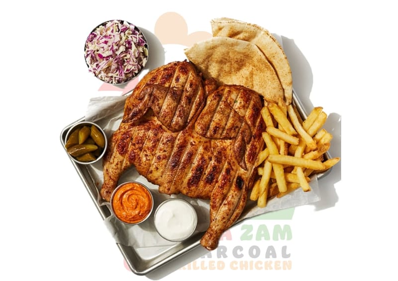 Full Chicken - K350 ONLY / +1 SIDE K380 / +2 SIDES K410