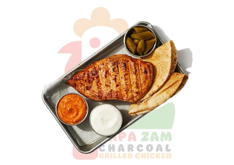 Quarter Chicken - ONLY K110 / +1 SIDE K140 / +2 SIDES 170