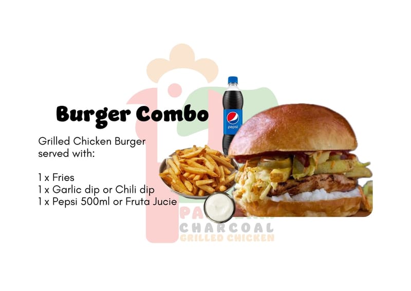 Chicken Burger Combo - K150