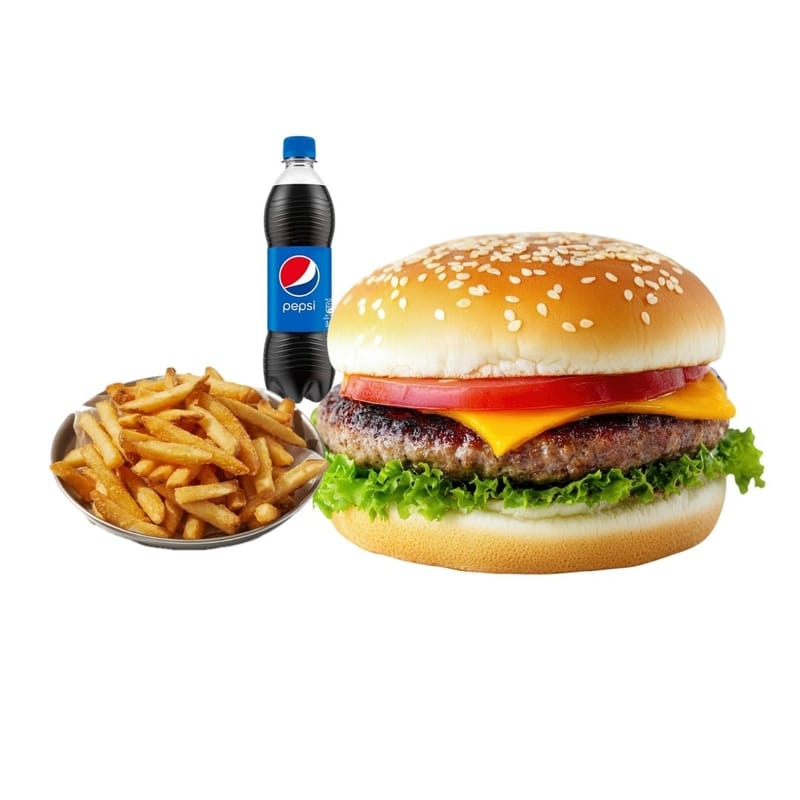 Beef Burger Combo - K160