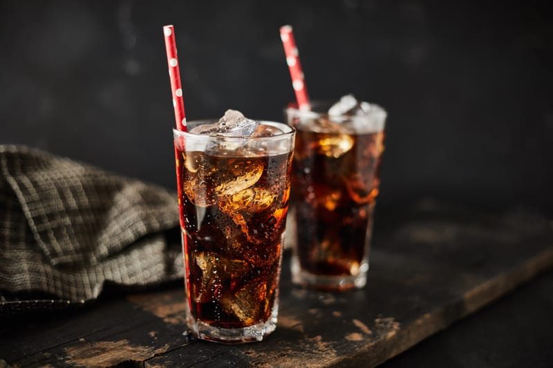 SOFT DRINKS: (500ML-K20), (350ML-K15)