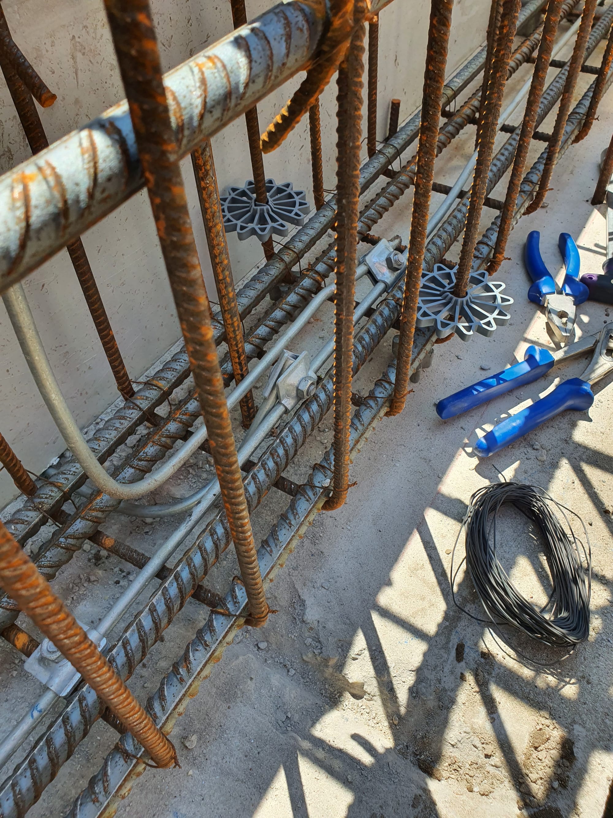 Betonalap földelés kivitelezése