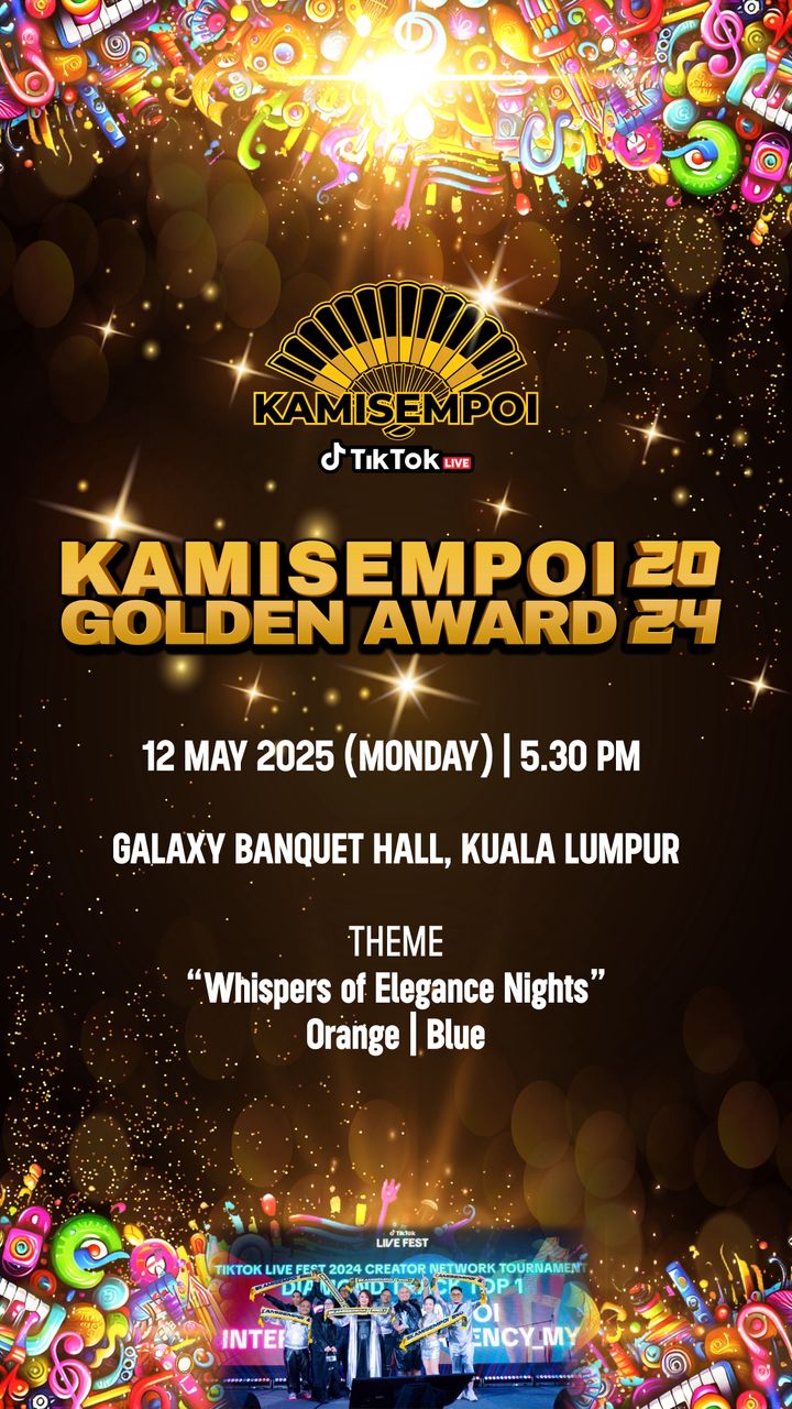 Jumlah kategori semakin bertambah, KamiSempoi International Agency (KSIA) kini meluaskan empayar mereka di rantau Asia Tenggara melalui KamiSempai Golden Award 2024