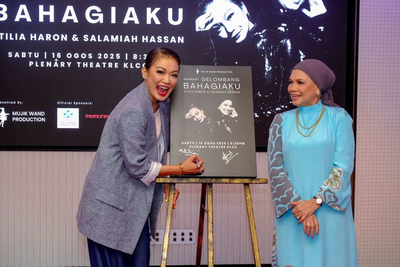 Bakal Ada Kan Konsert Atilia Haron & Salamiah Hassan – Satu Gelombang, Dua Jiwa, Sebuah Cinta Abadi, Anjuran Mujik Wand Production
