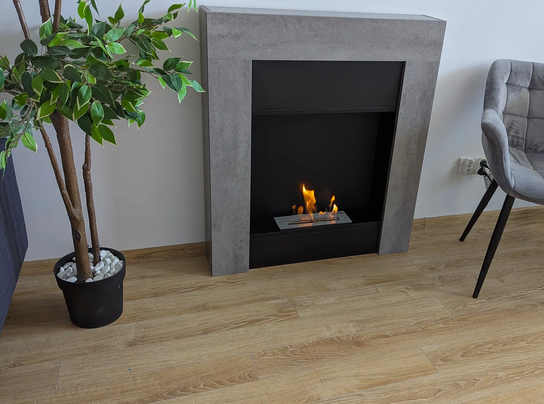 Biokominek portalowy CONCRETE LOFT