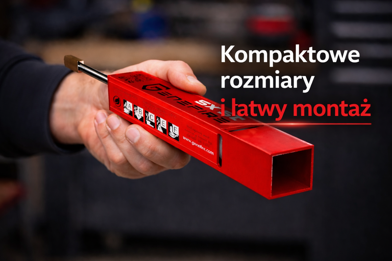Kompaktowe rozmiary i łatwy montaż