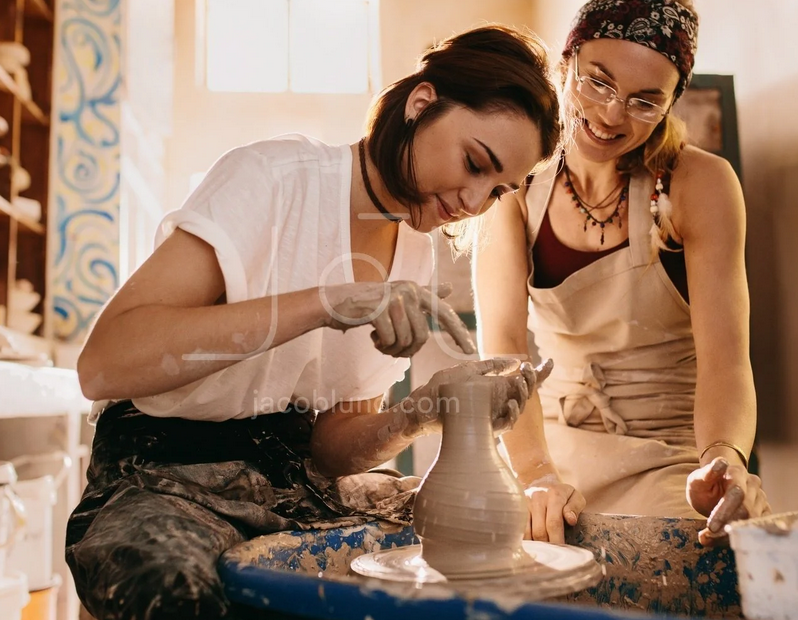 pottery making