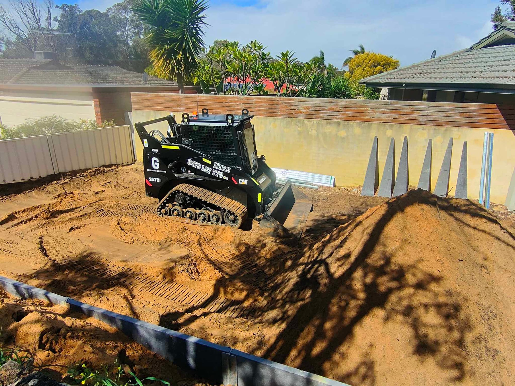 Balcatta frontage dig out and removal of 24T sand\soil