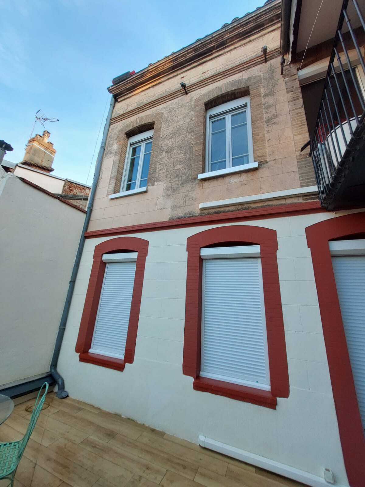 Restauration  en chaux-plâtre, poudre de brique et sable du Tarn