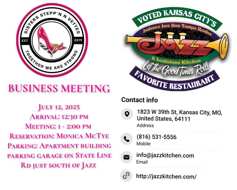 July 2025 Monthly Business Meeting