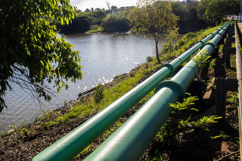 تركيب شبكات أنابيب المياه