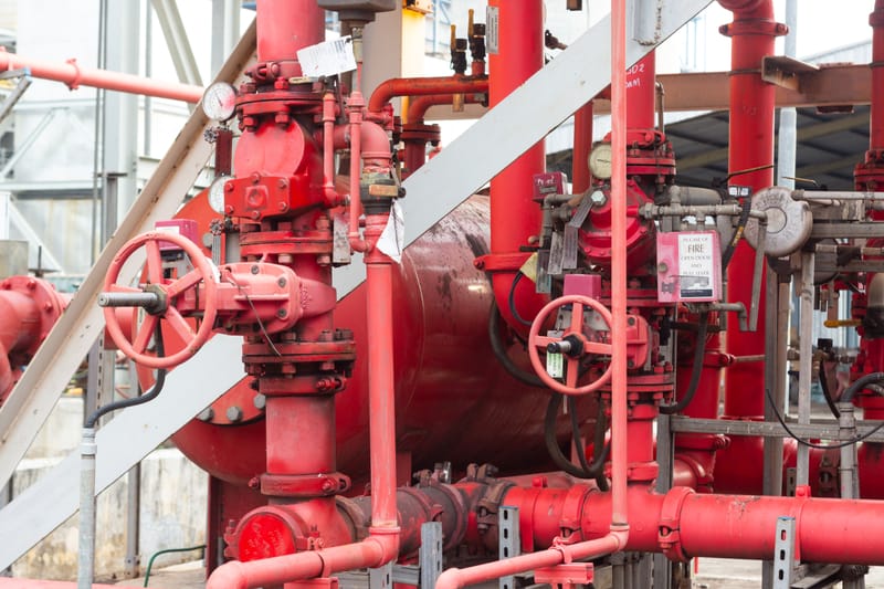 تشغيل وصيانة أنظمة إطفاء الحريق