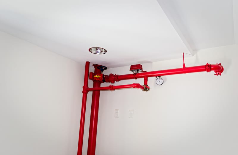 تركيب أنظمة مكافحة الحرائق