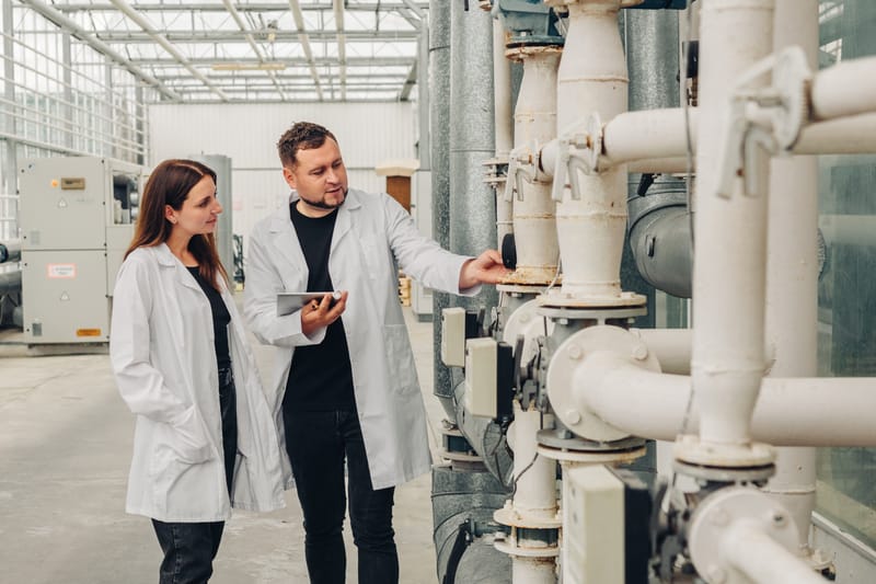 تركيب صمامات الأمان والصمامات الحرارية