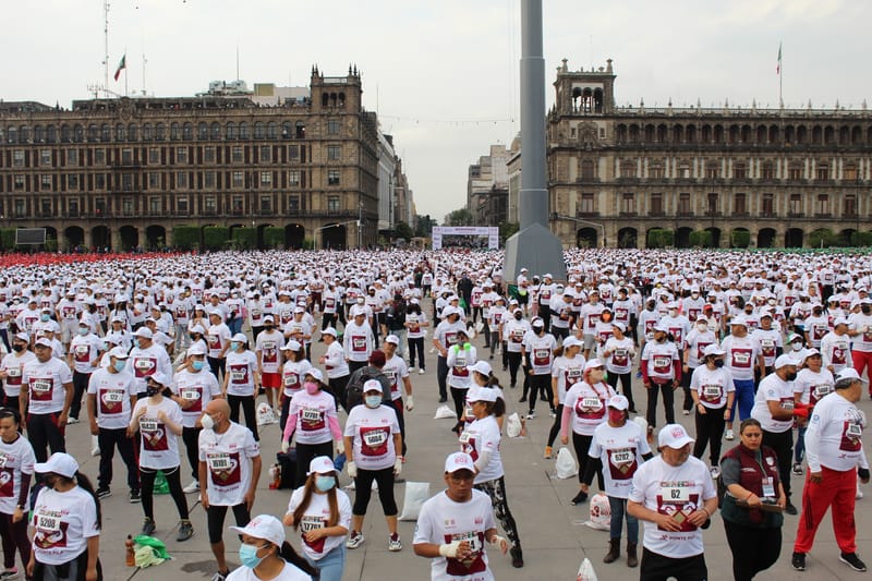 Clase de Box Masiva Zócalo 2022