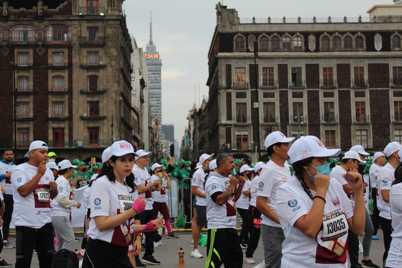 Clase de Box Masiva Zócalo 2022