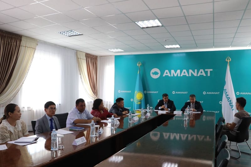 «Аманат» партиясының Қызылорда қалалық филиалынан алынған марапат