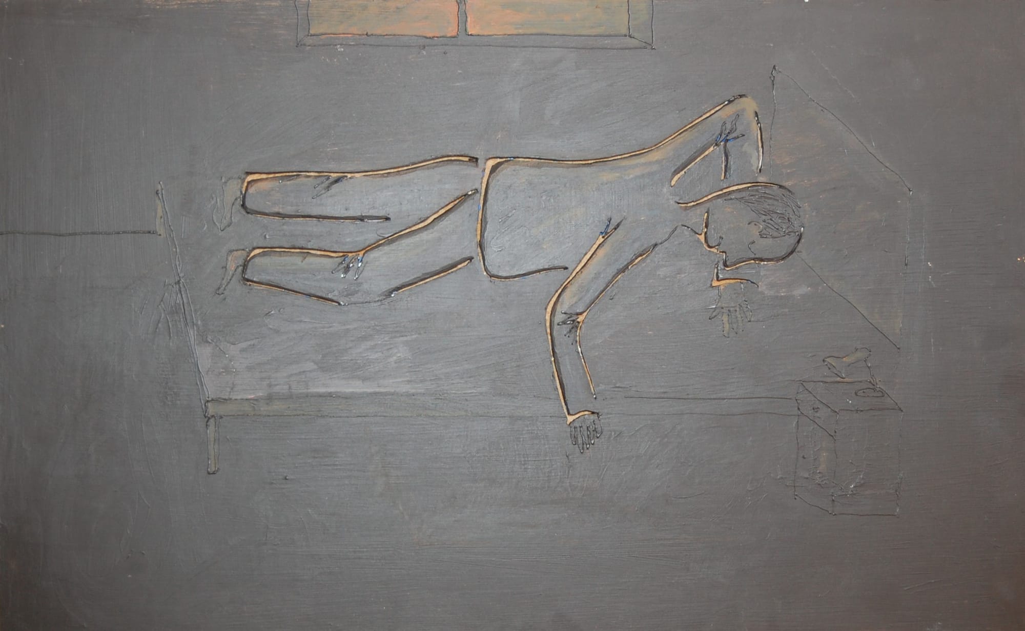 2012 35x40 cm Akryl na překližce