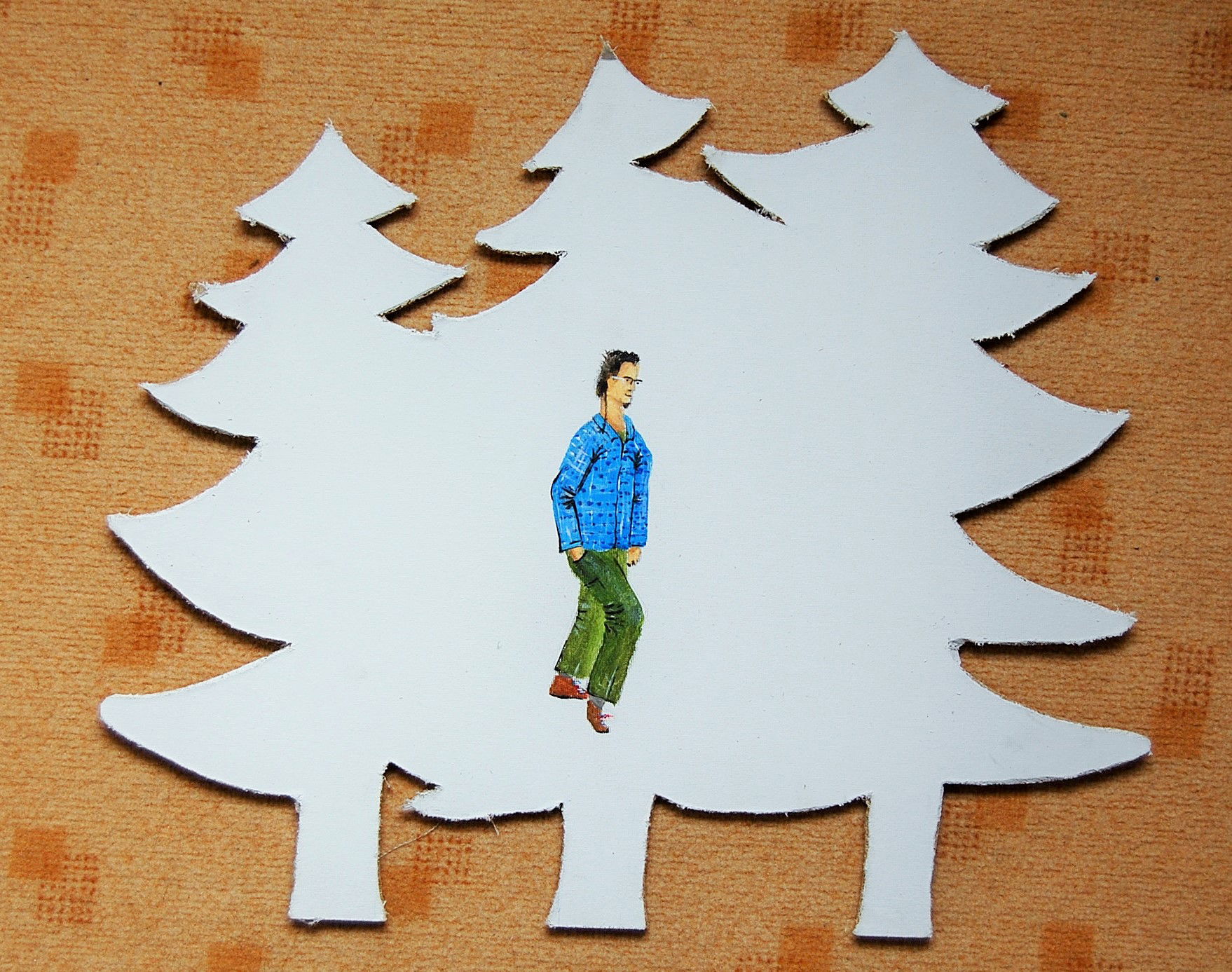 2012 cca 30x30 cm Akryl na sololitu