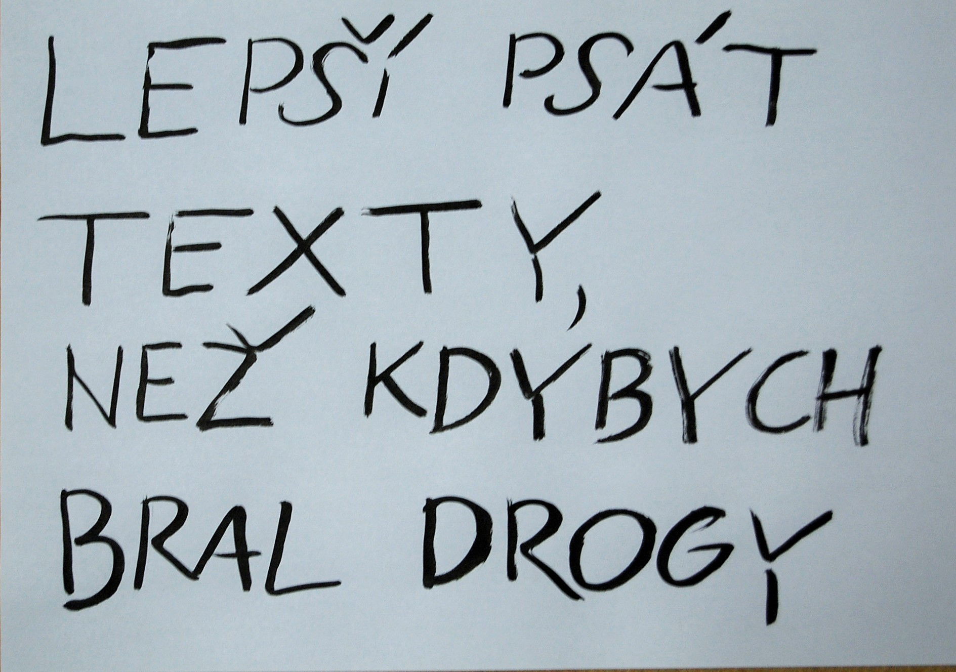 2014 A4 Tuš na papíře