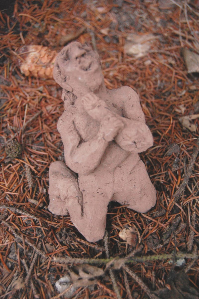 2011, výška cca 20 cm. Hlína z pole