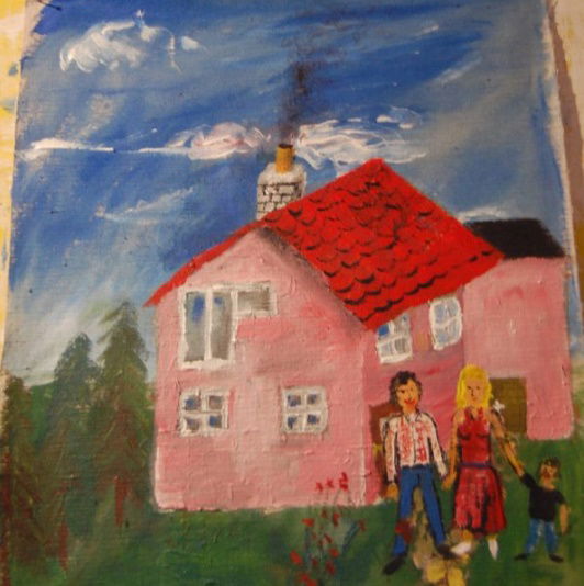 2011 40x30 cm Akryl na plátně Procesuální obraz