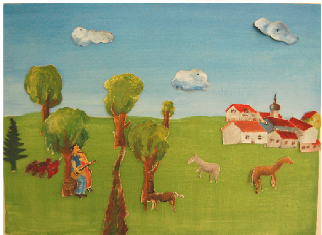 2012 65x65 cm Acrylic on canvas and polystyrene