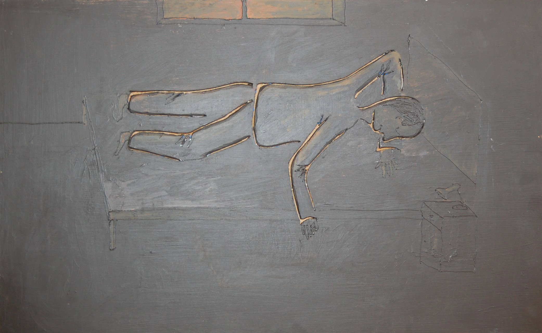 2012 35x40 cm Acrylic on plywood