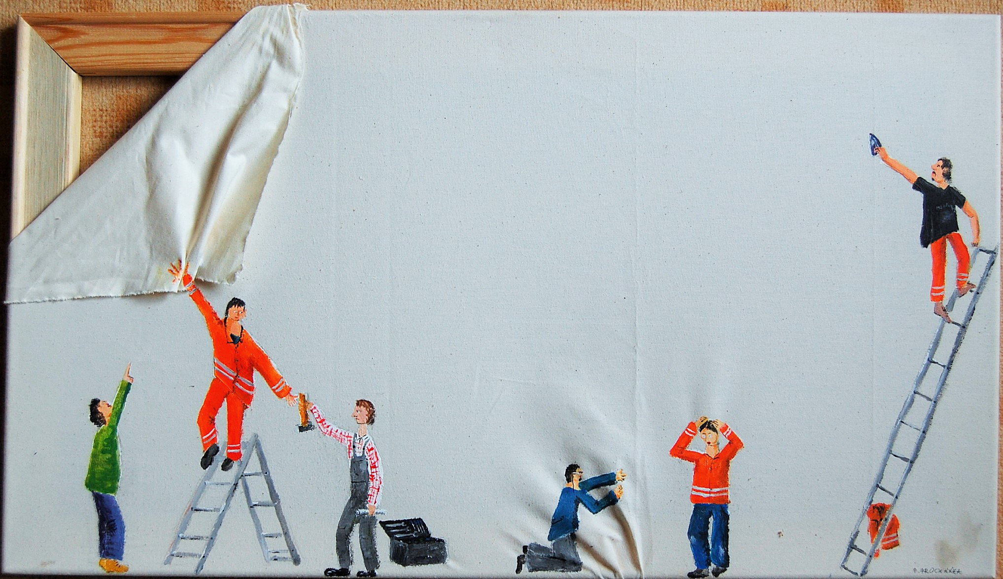 Stretching the canvas