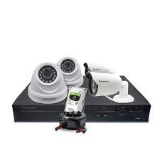 كاميرات مراقبة 4 كاميرا مراقبة باناسونيك2 داخلي و 2 خارجي Panasonic شامل  التركيب