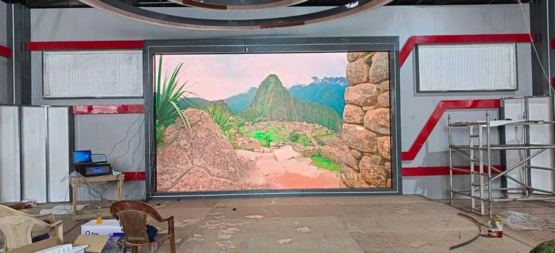 We have successfully installed approximately 290 sq. ft LED walls comprising SMD,P1.8 and COB P1.25 in OTV, news room and studios also.