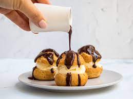 Cream Filled Profiteroles