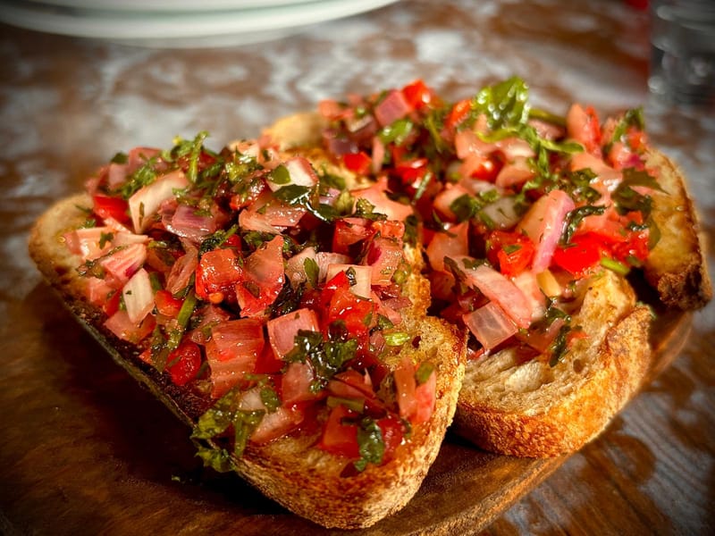 Bruschetta (vegetarian)