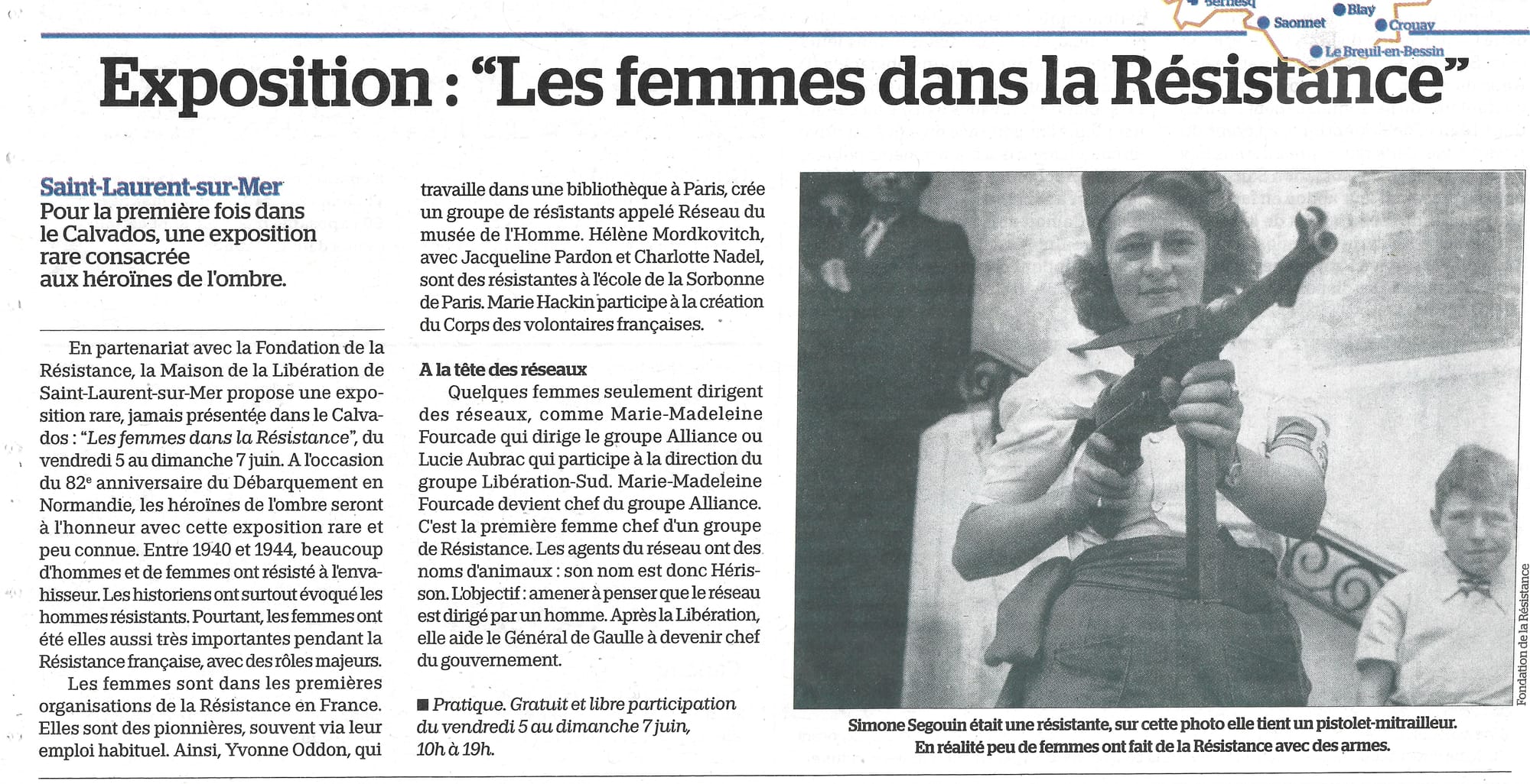 Les Femmes dans la resistance
