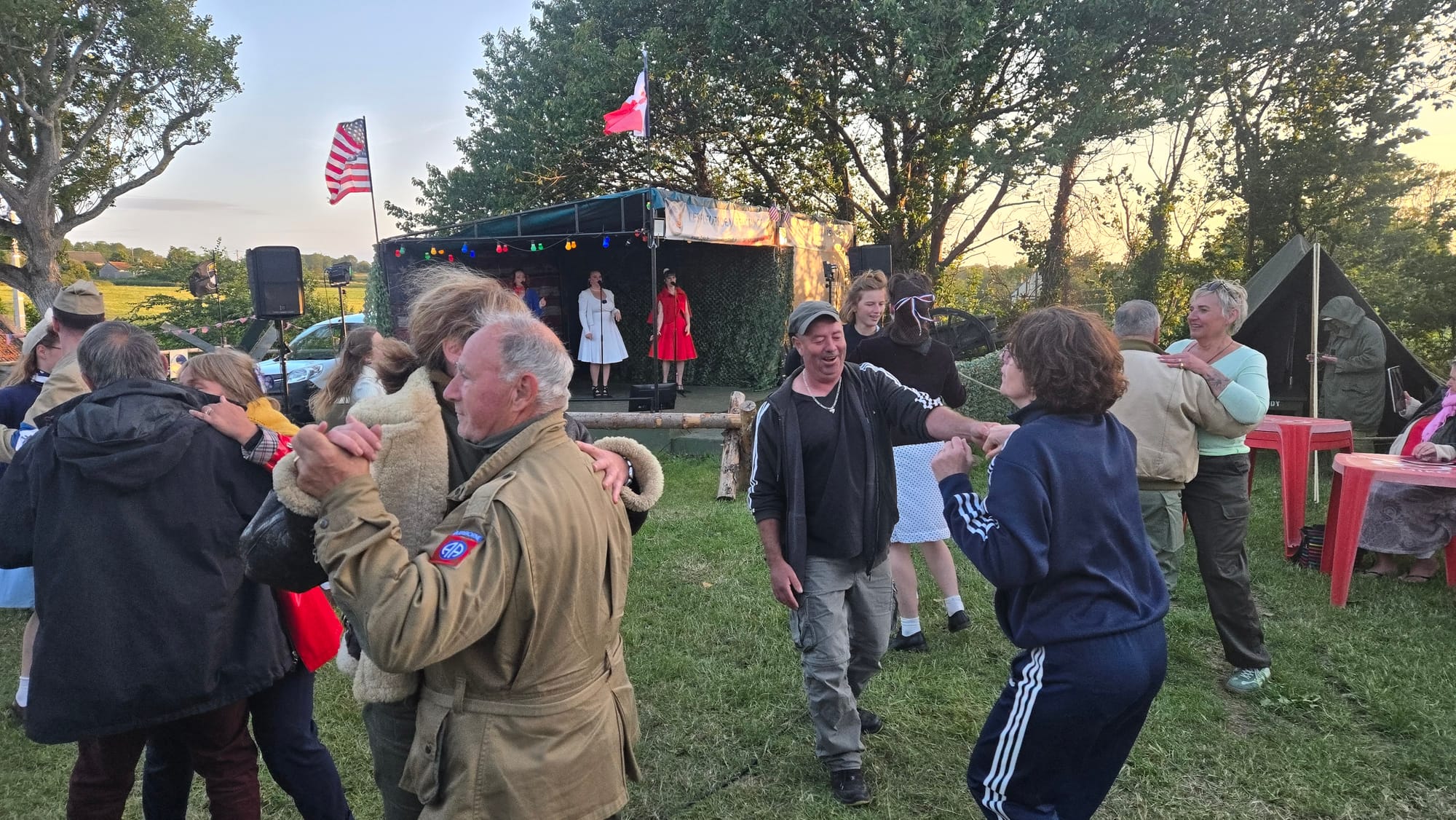 soirée du 6 juin sur notre camp