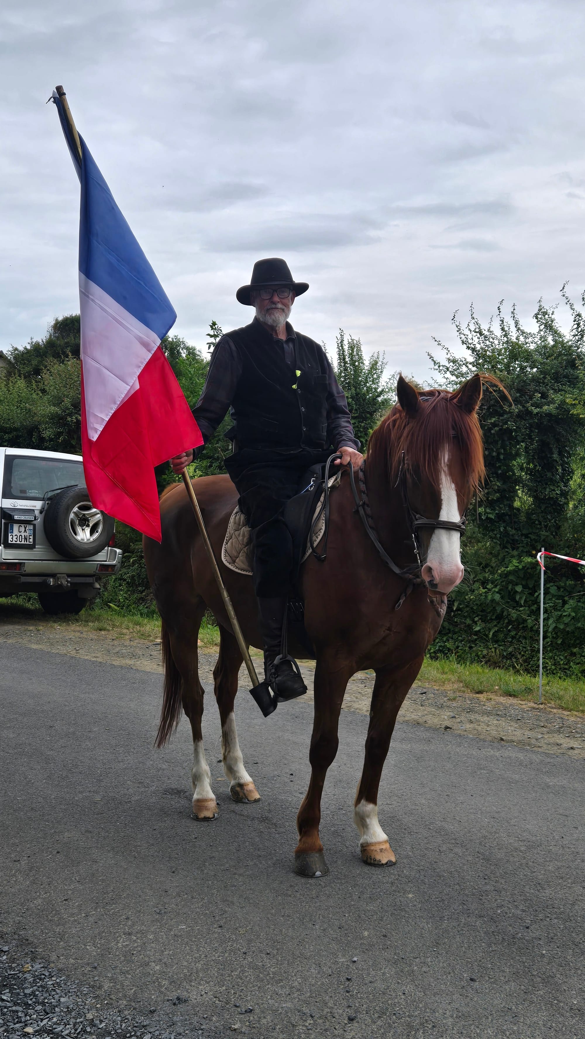 Un de nos reconstitueur à cheval