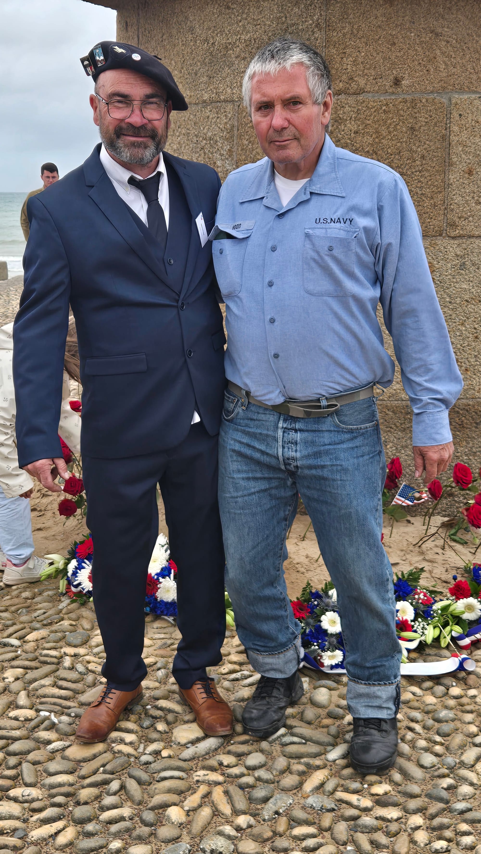 notre Président & JP après la Marche de la Liberté