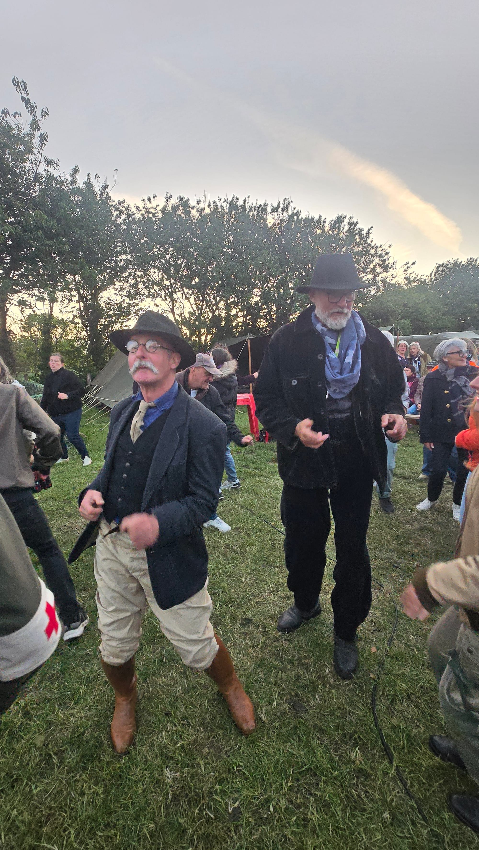 soirée du 6 juin sur notre camp