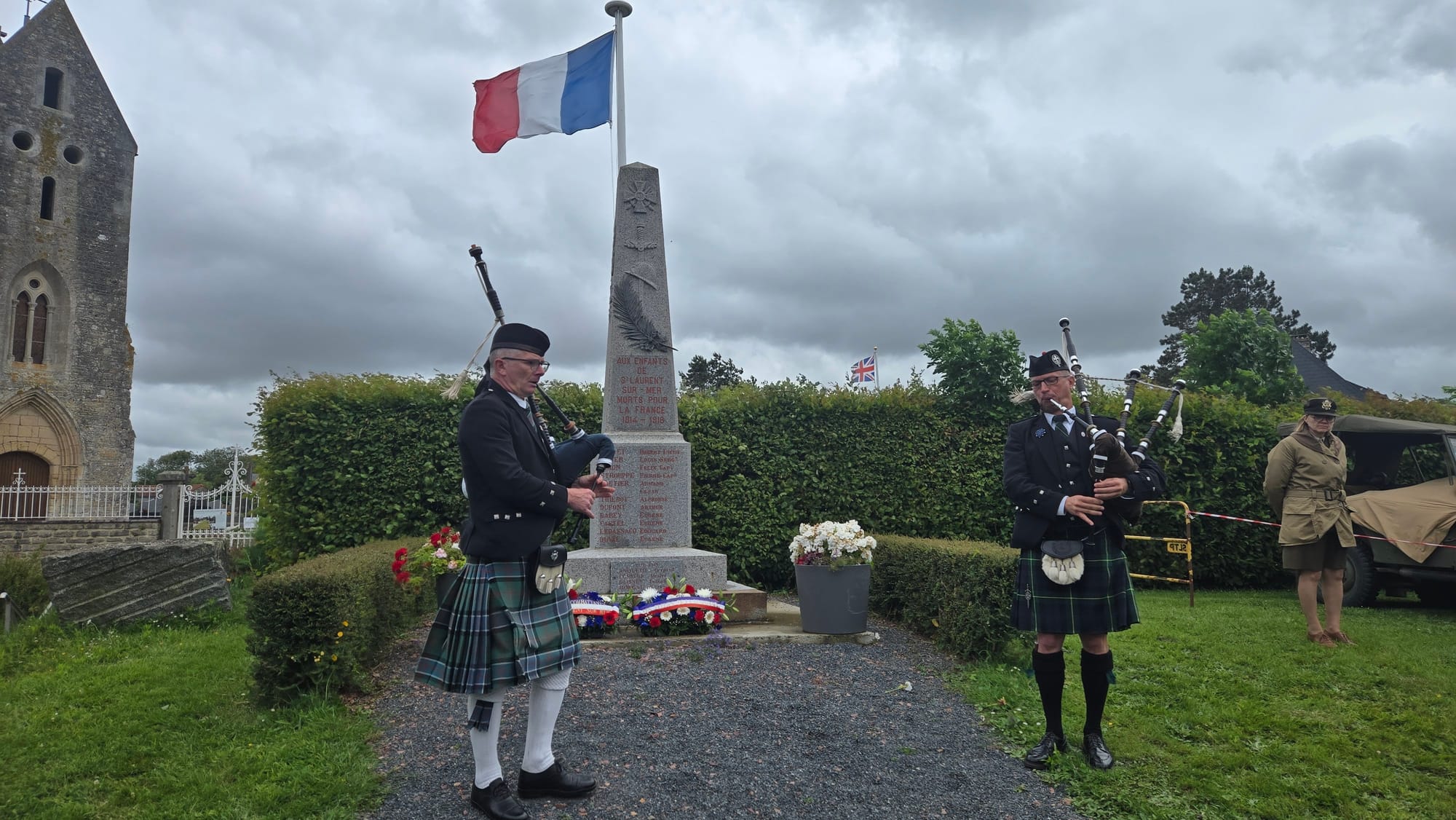ceremonie a St Laurent