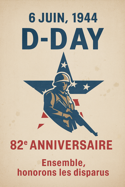 82e Anniversaire du Débarquement