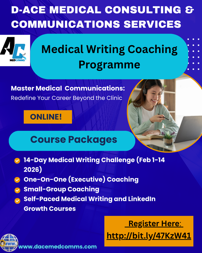 MEDICAL WRITING COACHING PROGRAMME