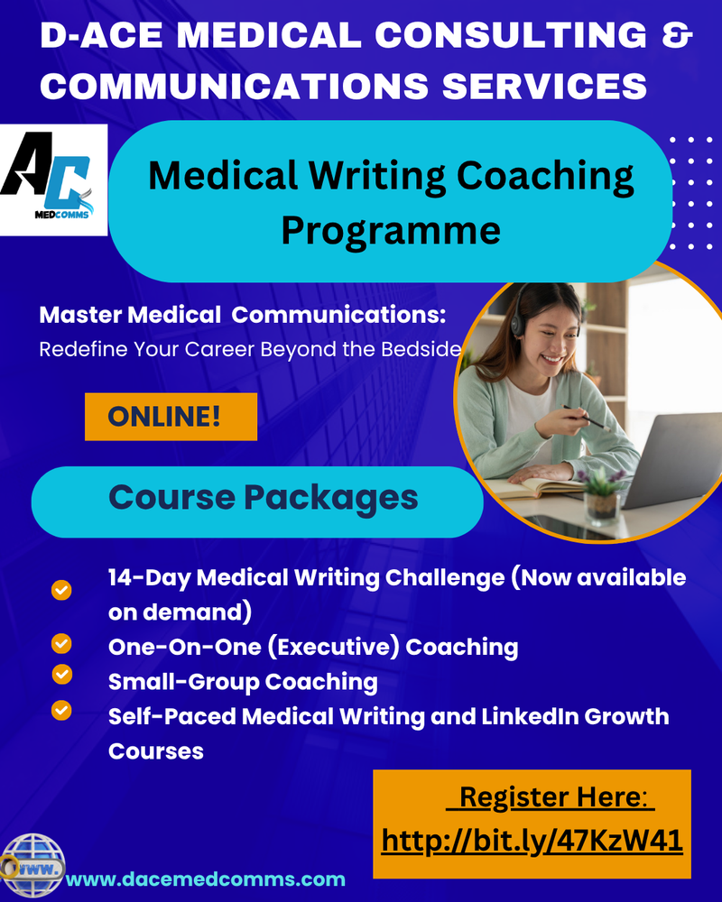 MEDICAL WRITING COACHING PROGRAMME