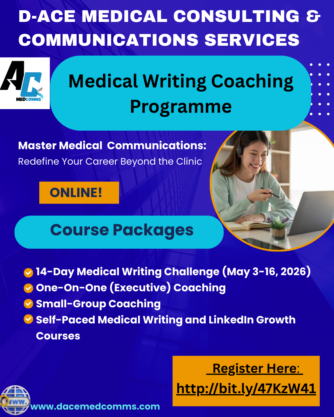 Medical Writing Coaching Program Packages