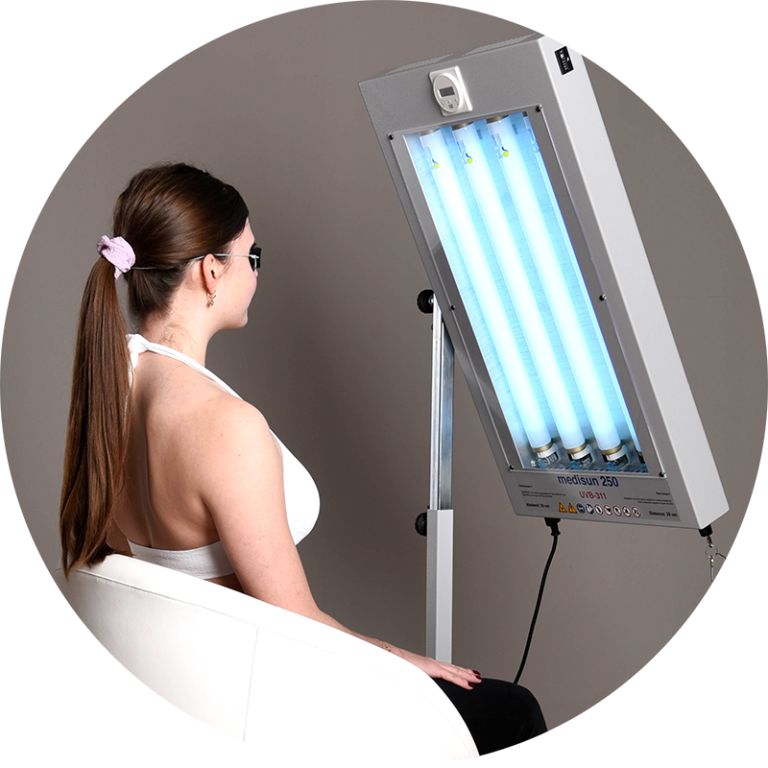 Fototerapia miejsc intymnych UVB 311nm