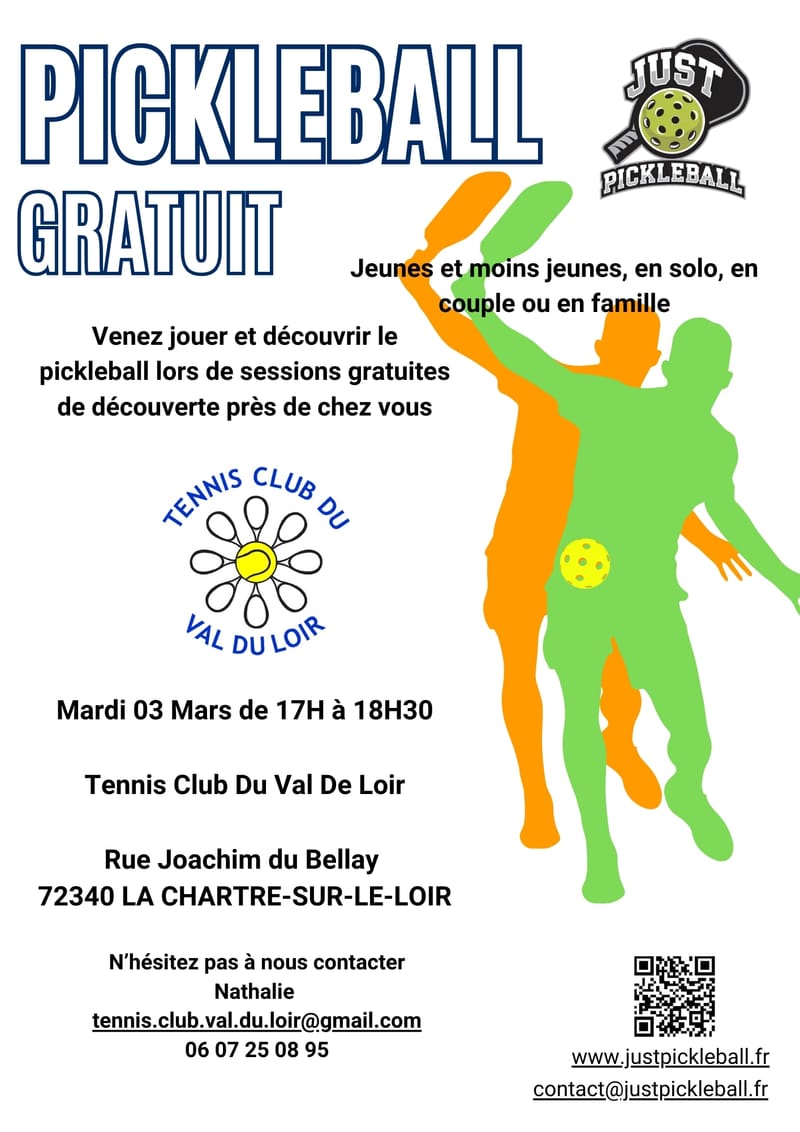 La Charte sur le Loir  (72) - Session Gratuite découverte - TC du Val de Loir
